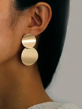 1 Pair Drop Earrings Hoop Earrings For Women's Party Evening Street Gift Alloy Geometrical Birthday