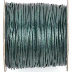 100 yards FOREST GREEN Braided Nylon Jewelry Cord, 0.8mm cor0177