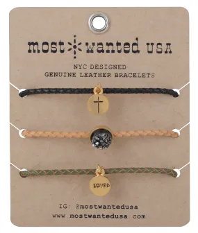2068 - Love/Faith Bracelet Set