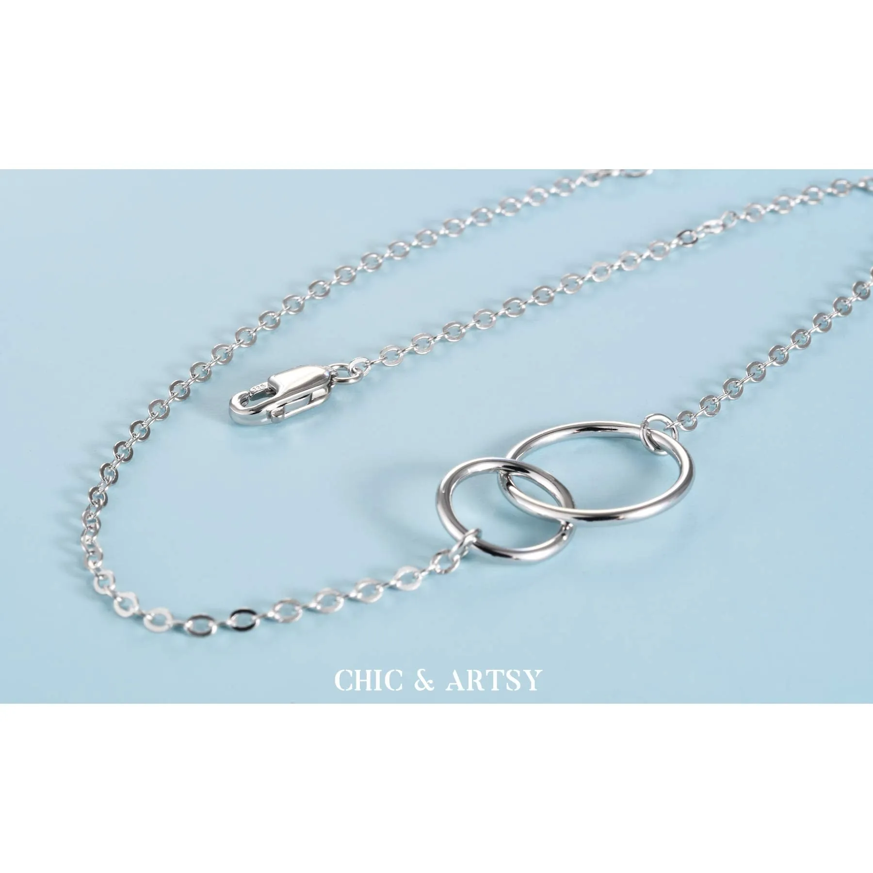 925 Sterling Silver Ankle Bracelet Multilayer Anklets for Women Satellite, Star, Cross, Circle, Butterfly, Teardrop, Oval Disk Layered Anklet Beach Jewelry 2 circle