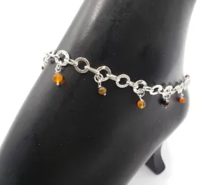 925 Sterling Silver Anklet - #89
