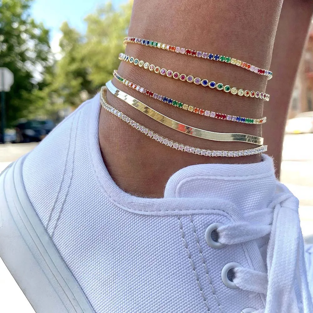 Adina Eden Tennis Anklet
