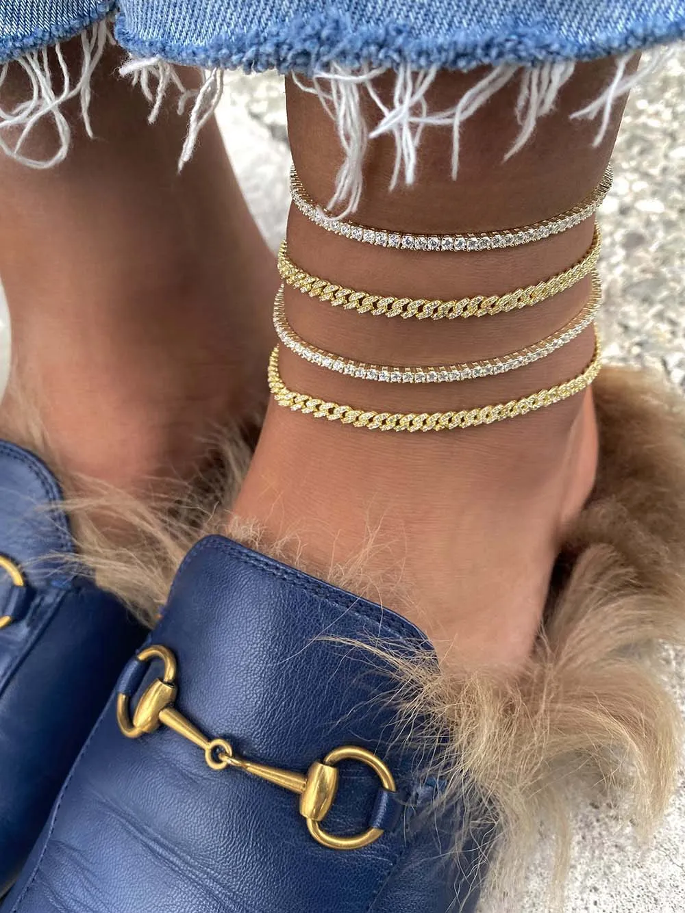 Adina Eden Tennis Anklet