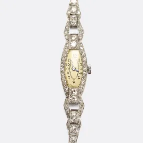 Art Deco Diamond Dress Watch
