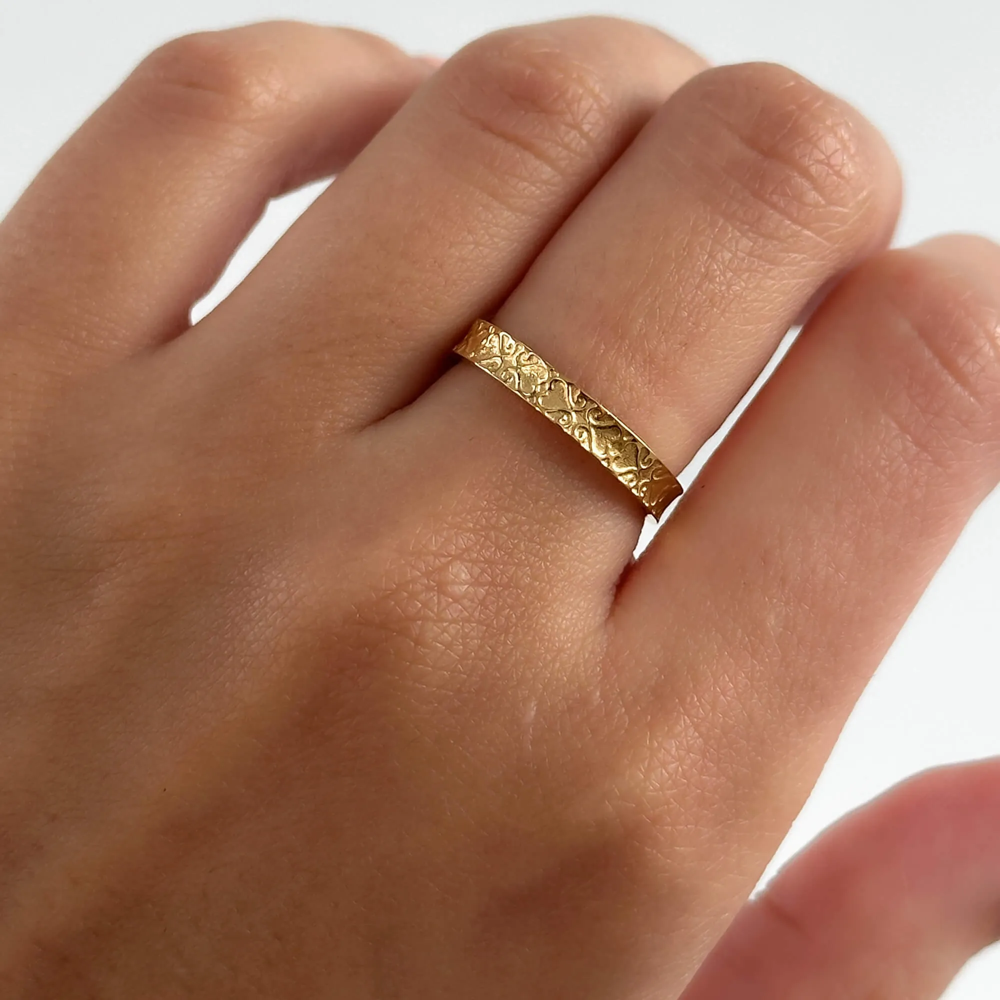 Aurora Celtic Pattern Ring