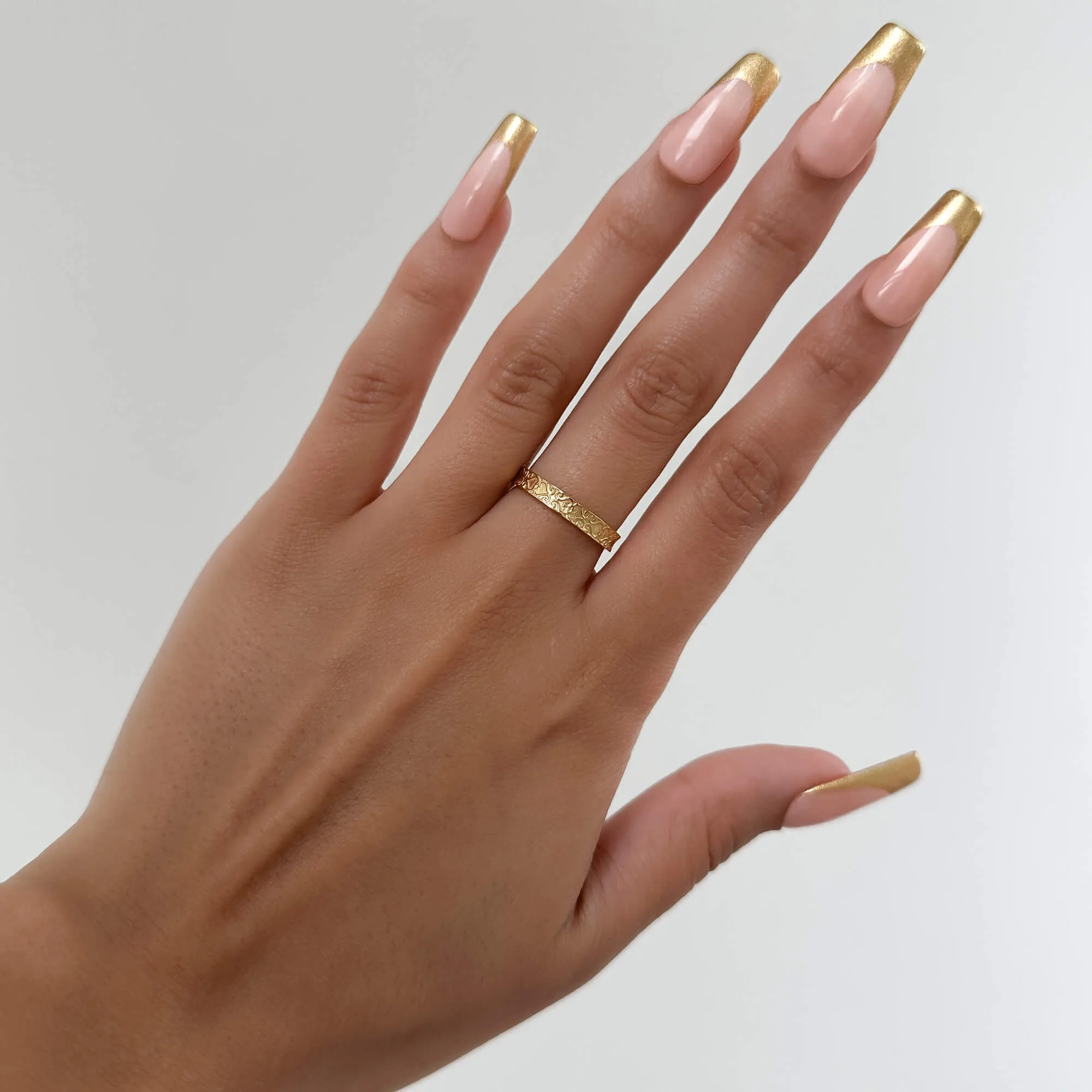 Aurora Celtic Pattern Ring