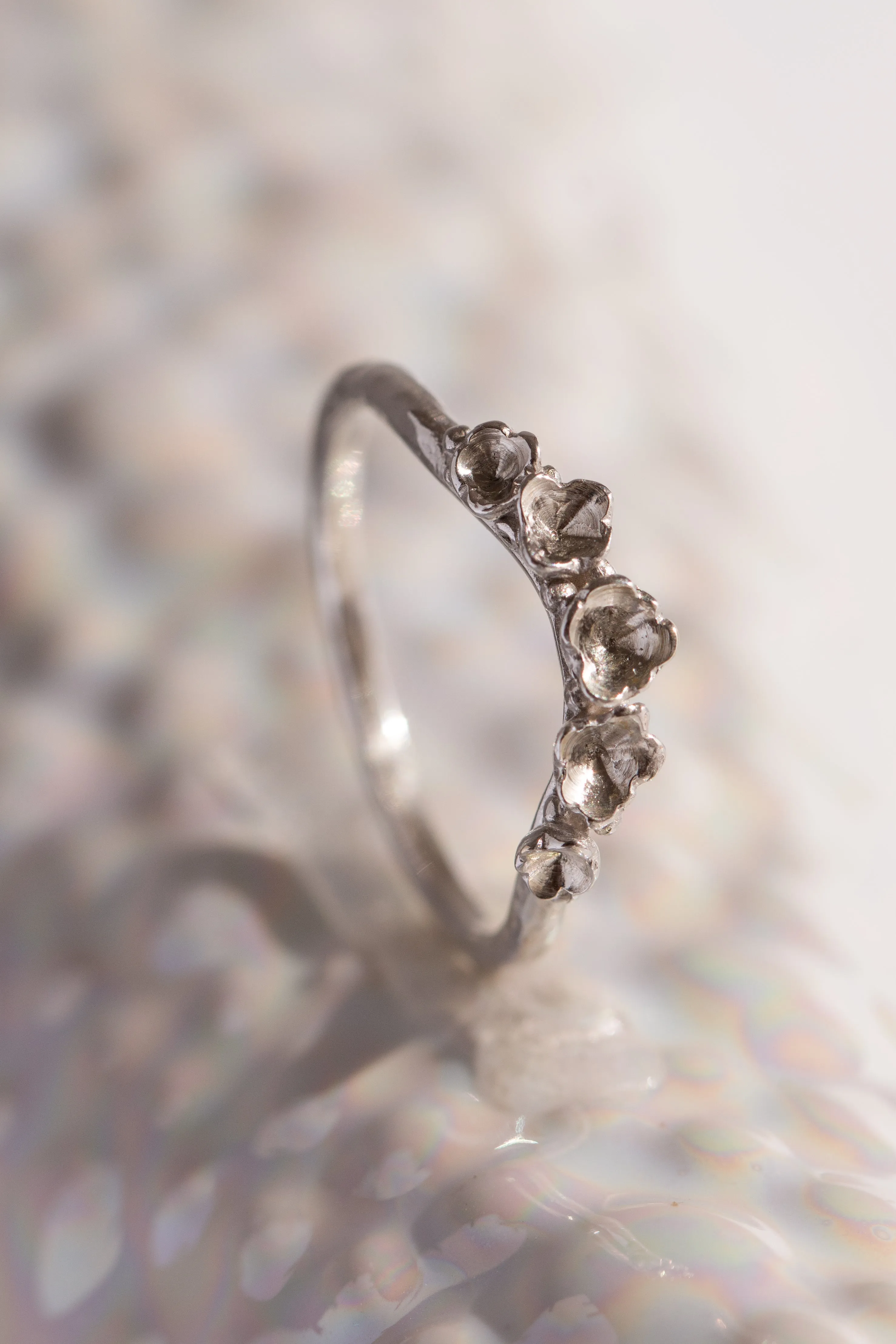 Barnacle Bands ~ Five Arc Gold Ring