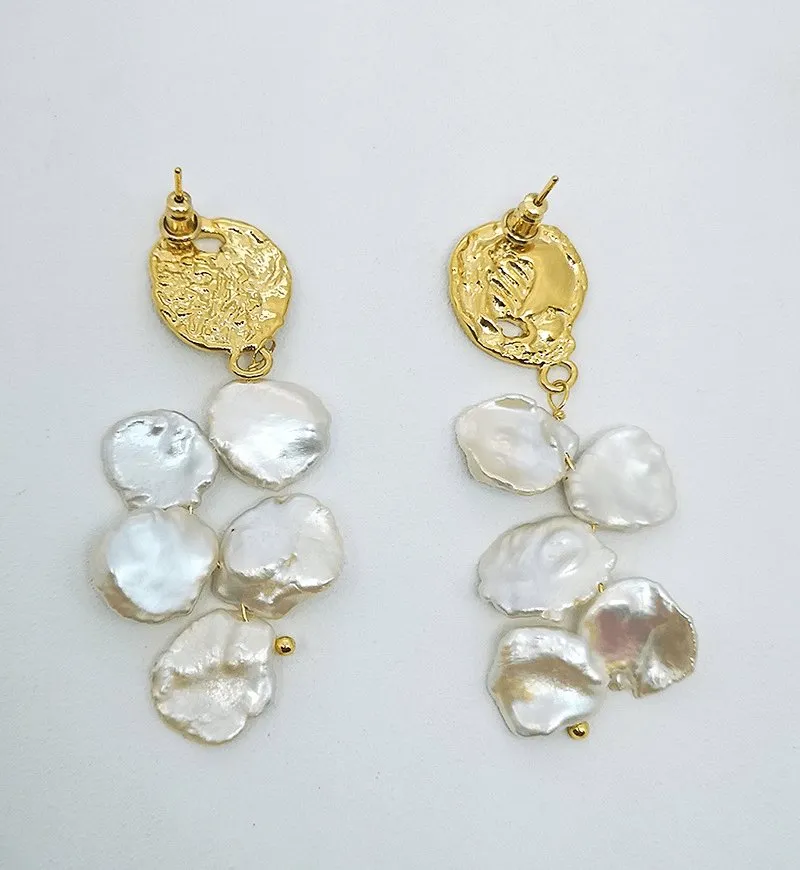 Baroque Pearl Drop Earrings