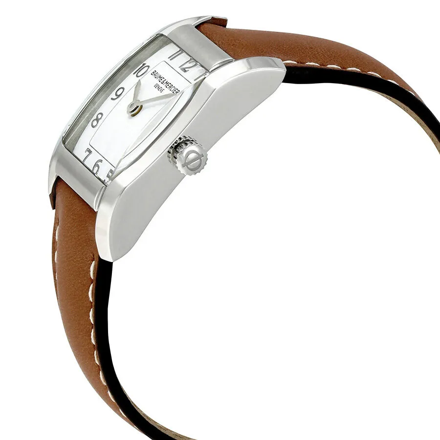 Baume et Mercier Hampton White Dial Ladies Watch 10186