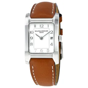 Baume et Mercier Hampton White Dial Ladies Watch 10186