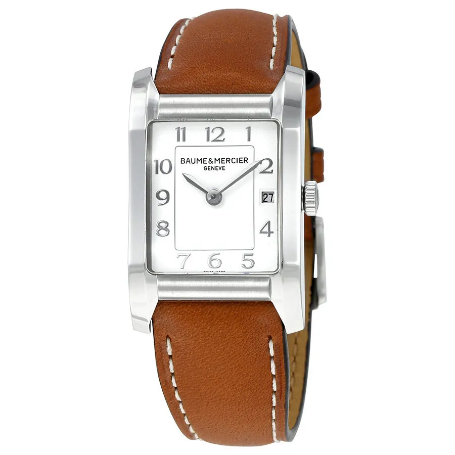 Baume et Mercier Hampton White Dial Ladies Watch 10186