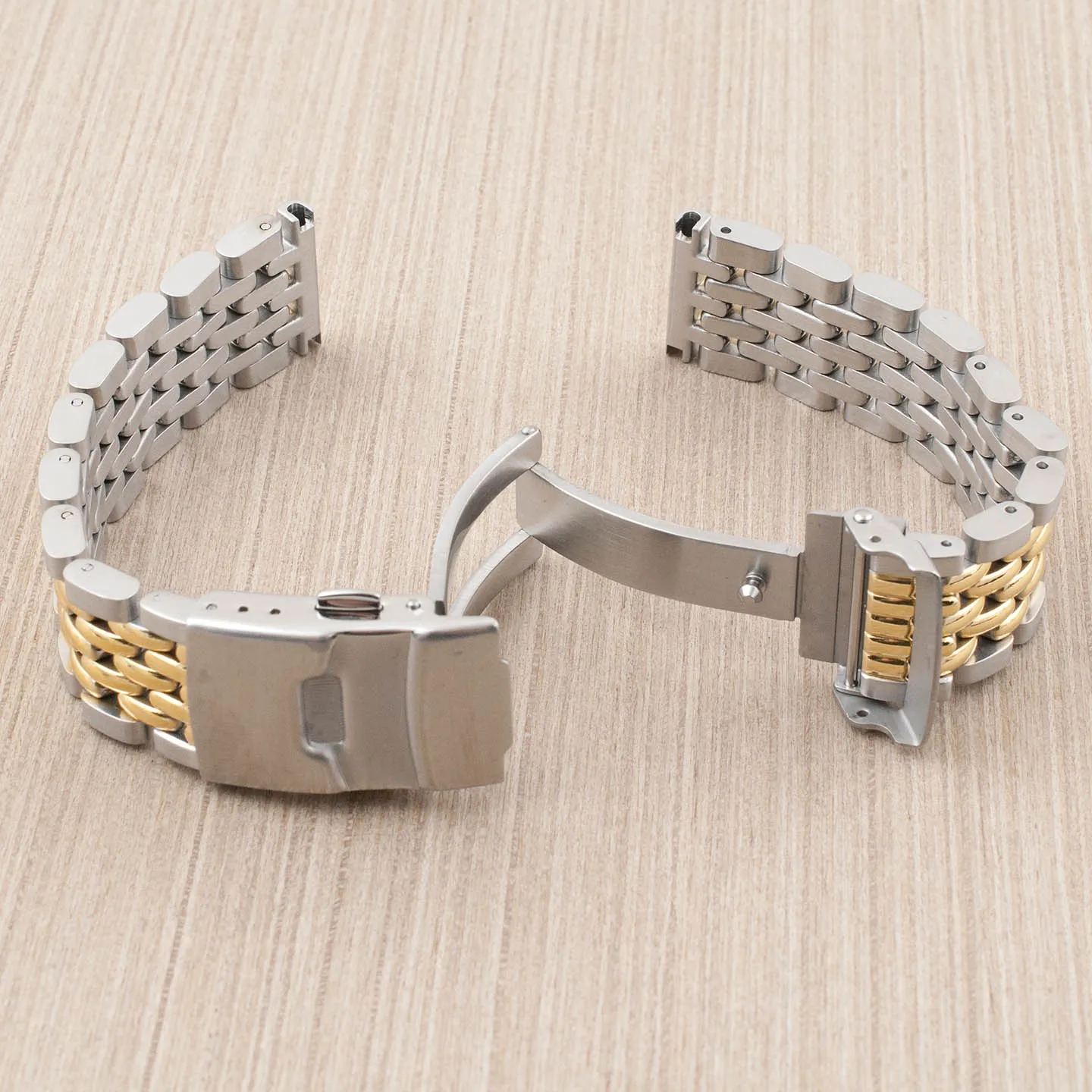 Beads of Rice Stainless Steel Bracelets