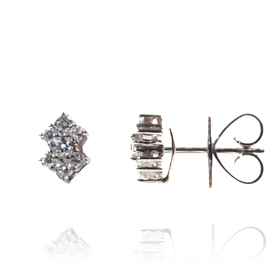 Black Tahitian Pearl & Diamond 'Tsarina' Cascade Drop  Earrings