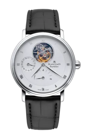 Blancpain Villeret Tourbillon 8 Day Platinum Mens Watch