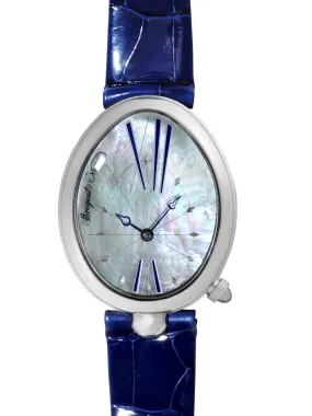 Breguet Reine de Naples White Mother of Pearl Dial Ladies Watch 8967ST/51/986