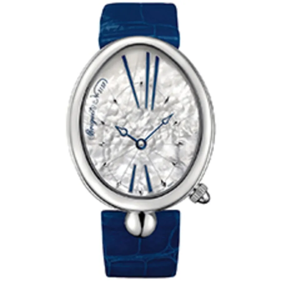 Breguet Reine de Naples White Mother of Pearl Dial Ladies Watch 8967ST/51/986