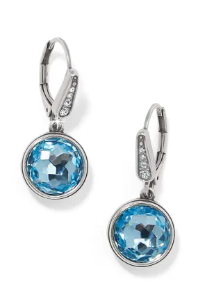 [Brighton] Meridian Aurora Leverback Earrings-Aqua