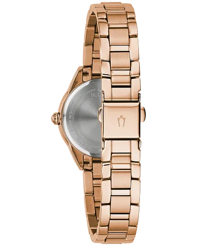 Bulova 97P151 Sutton Rose Gold Stainless Steel Strap Women Watches