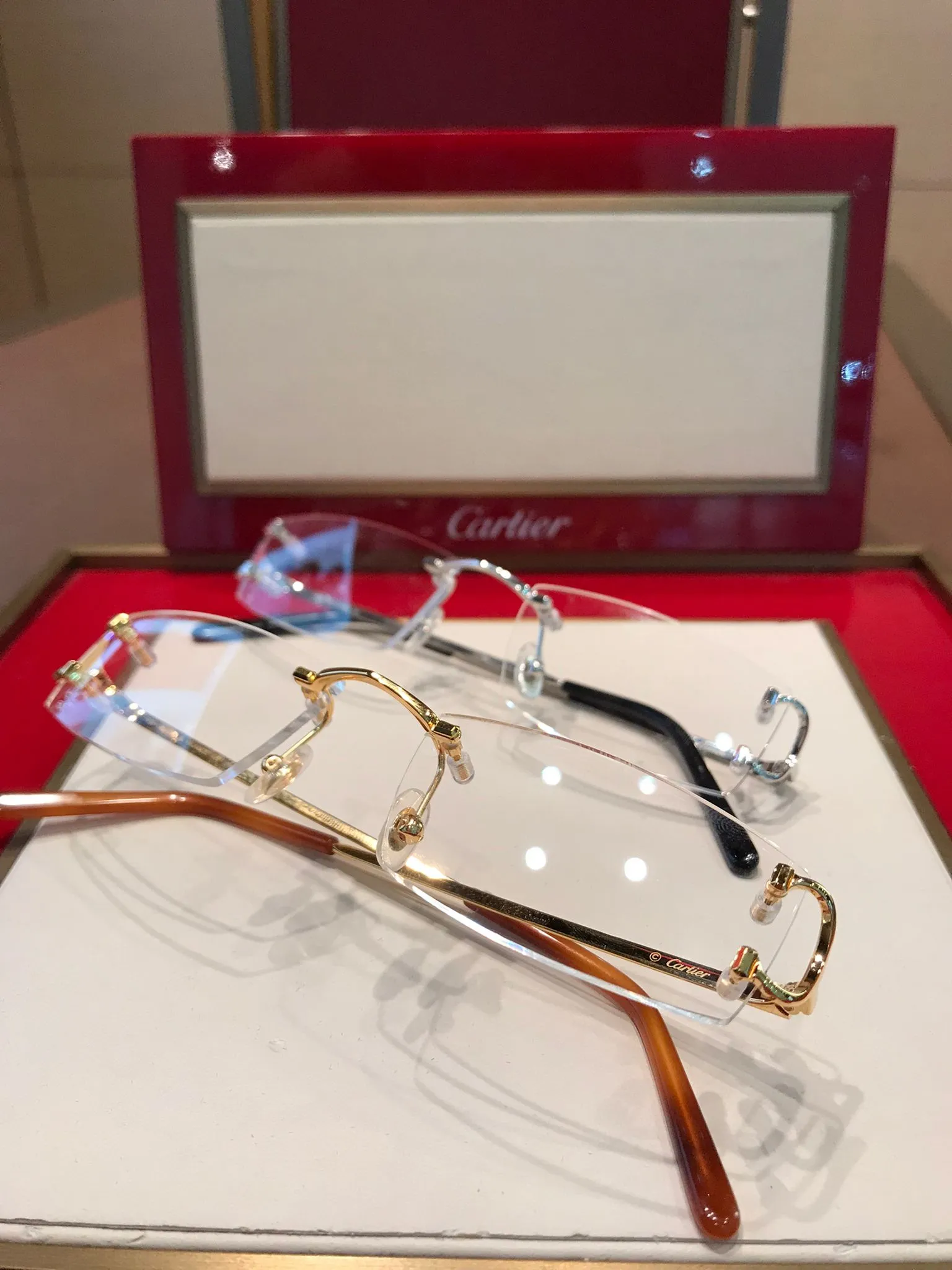Cartier CT0092O 001 53 Unisex Optical Frame