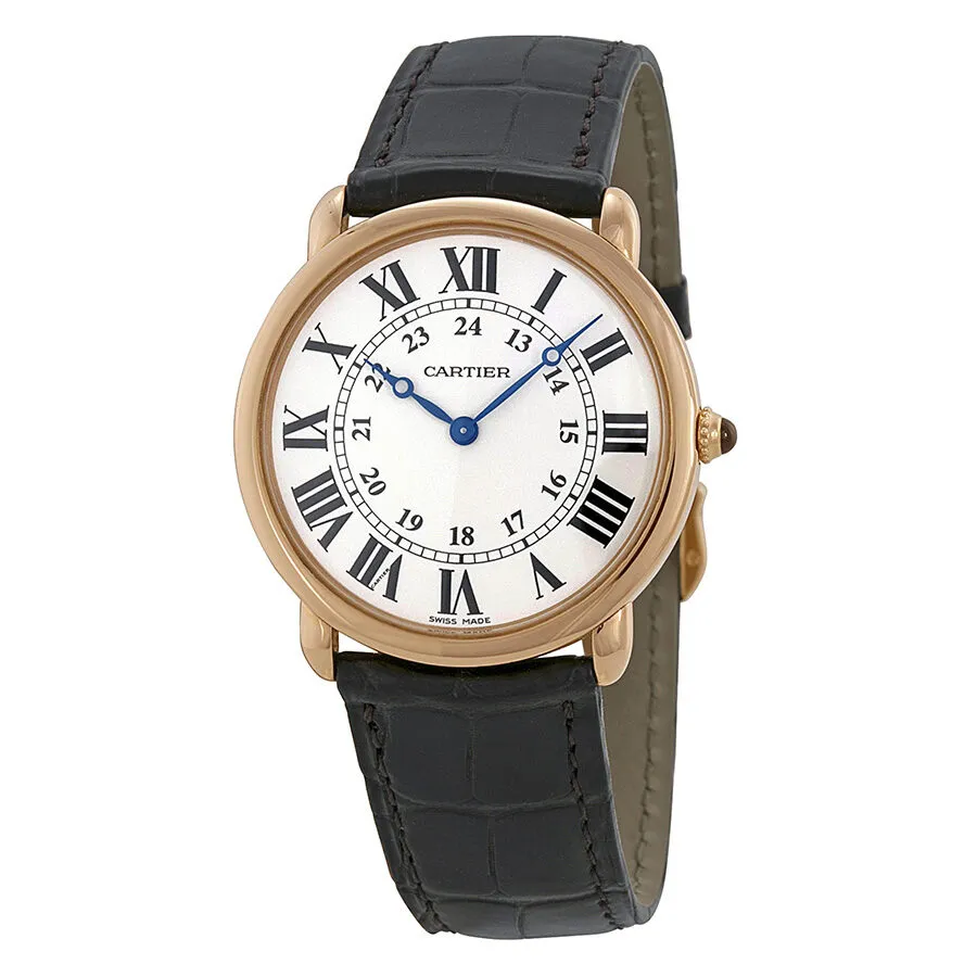 Cartier Ronde Louis 18kt Rose Gold Men's Watch W6800251