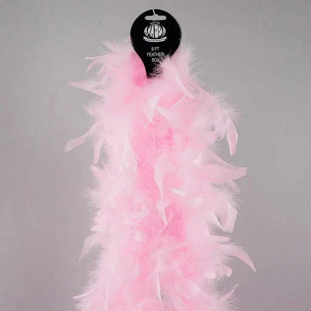 Chandelle Feather Boa - Lightweight - Candy Pink