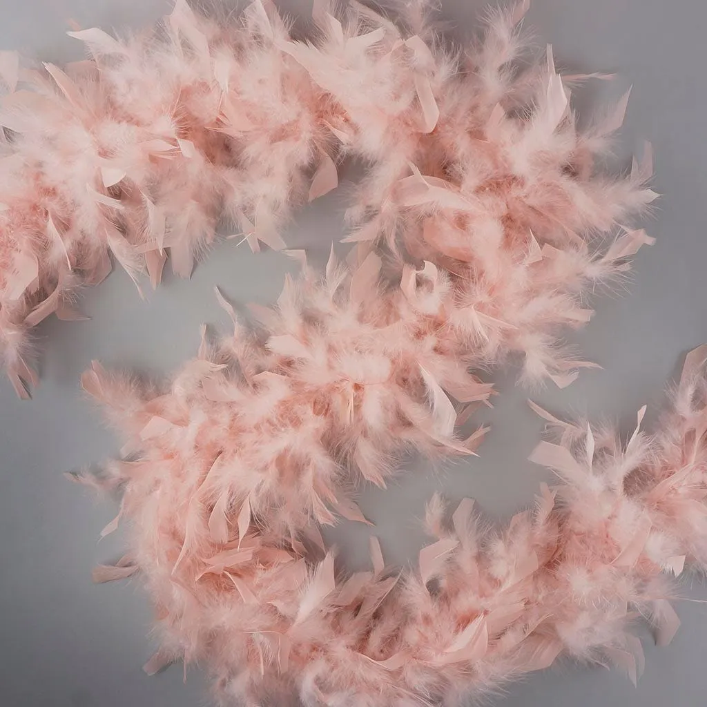 Chandelle Feather Boa - Lightweight -  Champagne