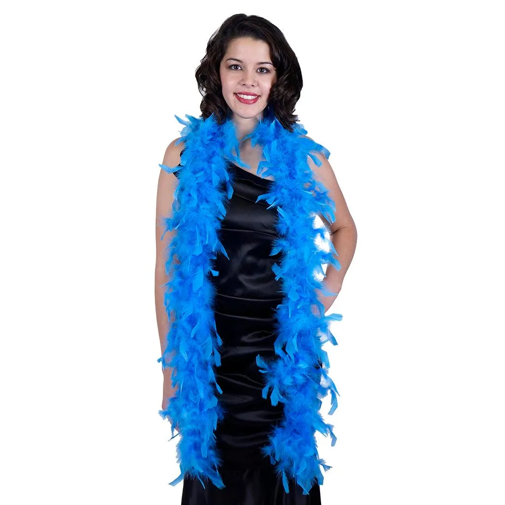 Chandelle Feather Boa - Lightweight- Dark Turquoise