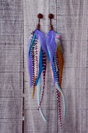 Chip Feather Earrings