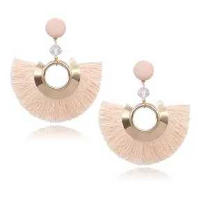 Cicly Drop Tassel Earrings
