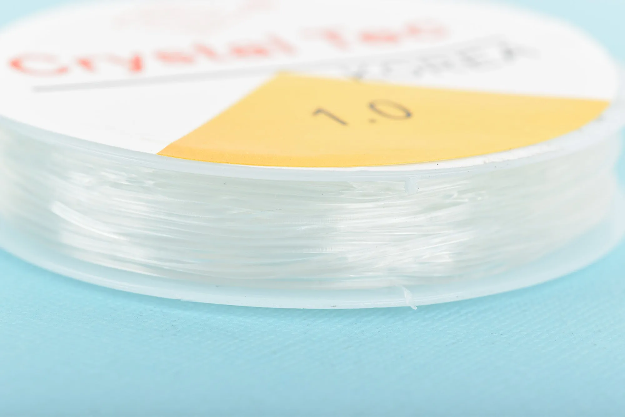 Clear STRETCH Elastic Cord, Bead Stringing Stretchy Cord, 1mm (0.039"), 10 meters on spool, cor0150a