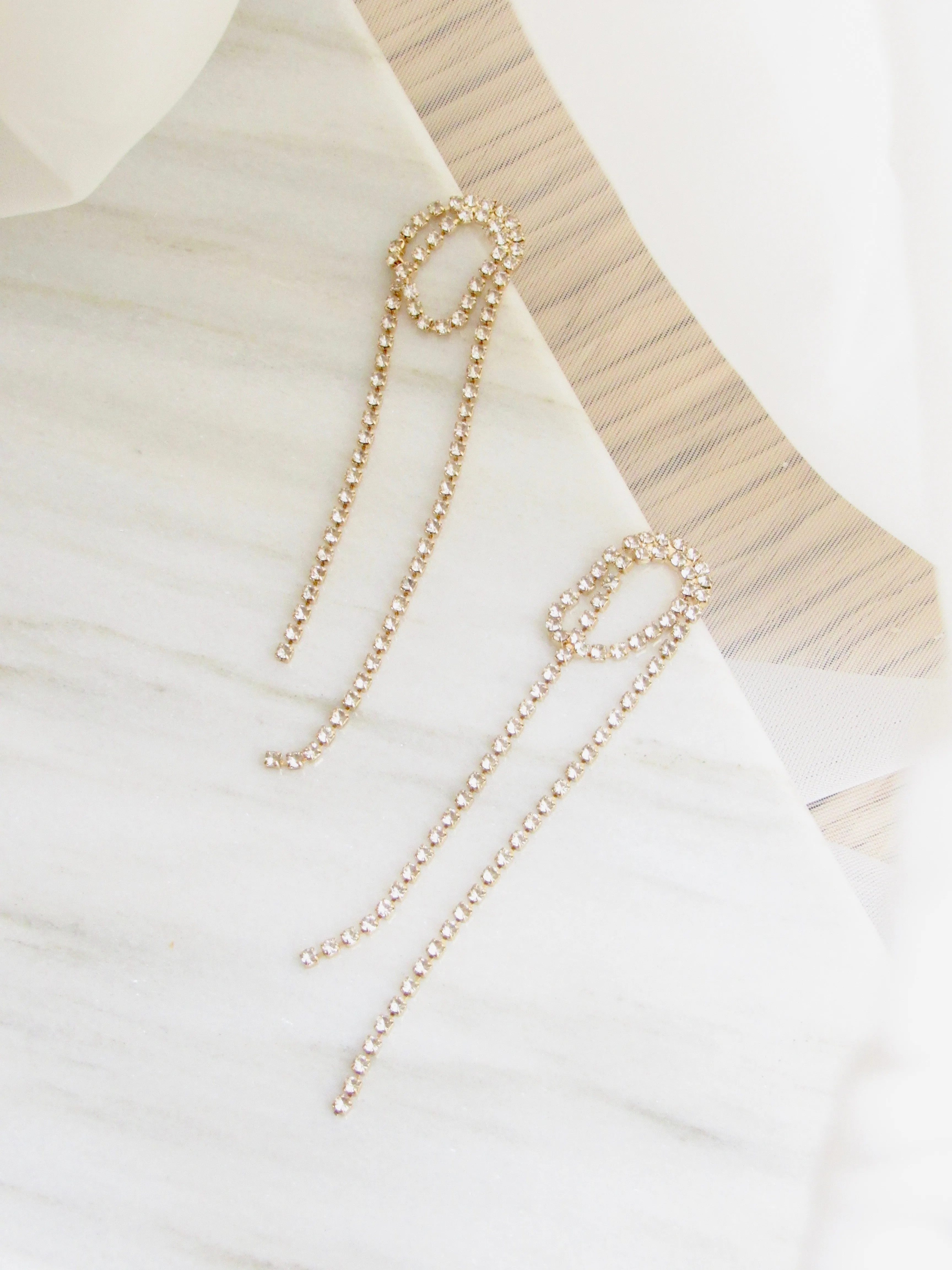Crystal Drop Earrings