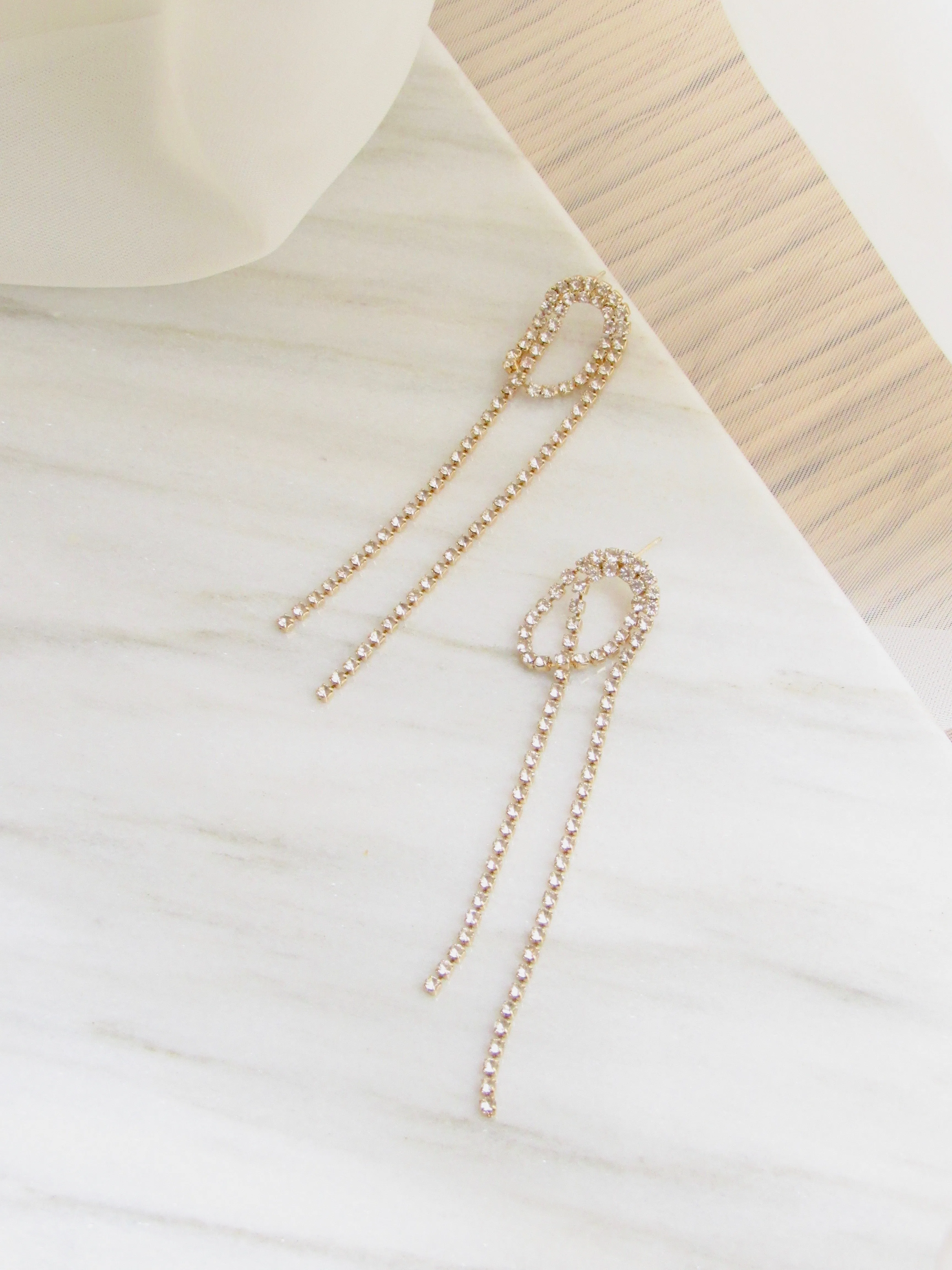 Crystal Drop Earrings