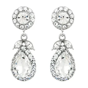 Cynthia Crystal Drop Earrings