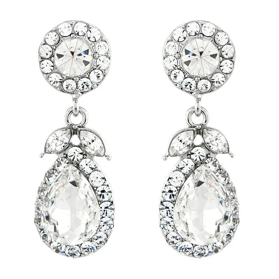 Cynthia Crystal Drop Earrings