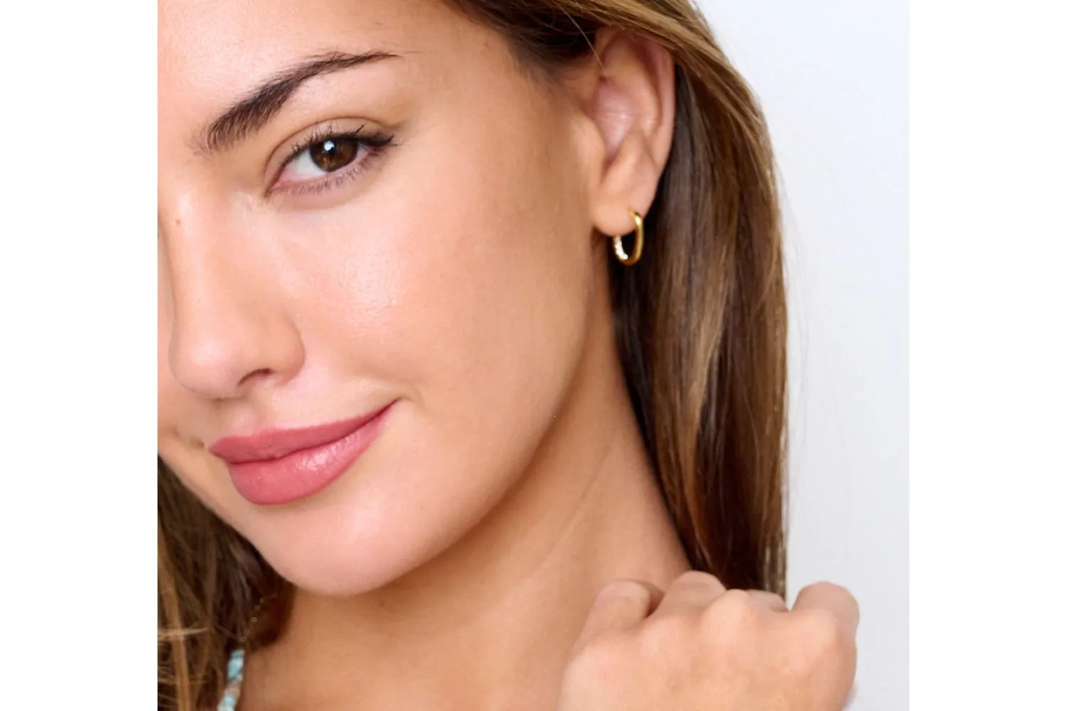 Dafne Sterling Silver Hoop Earrings