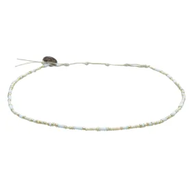 Desert Sand Seed Bead Necklace