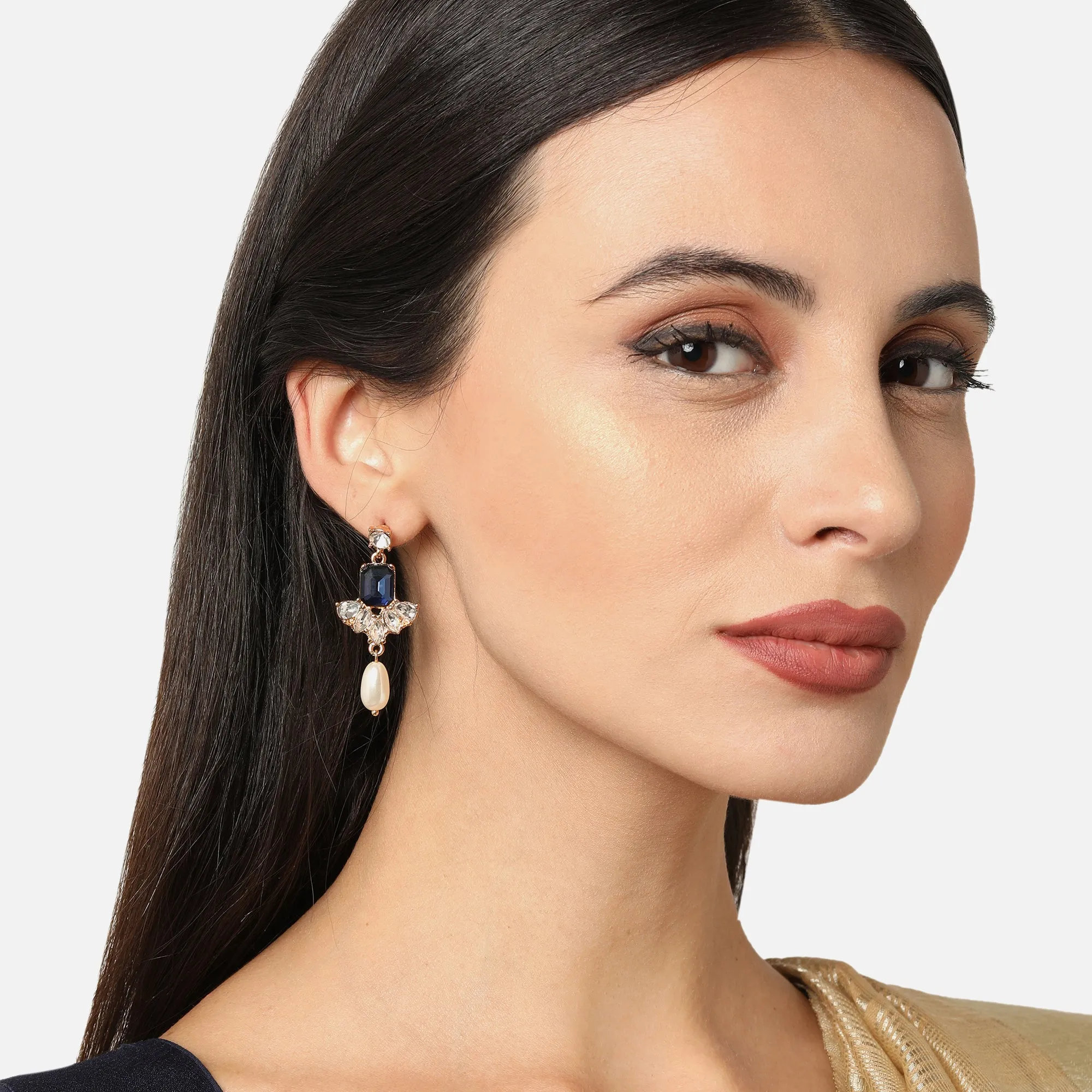Diamnate Short Drop Earring
