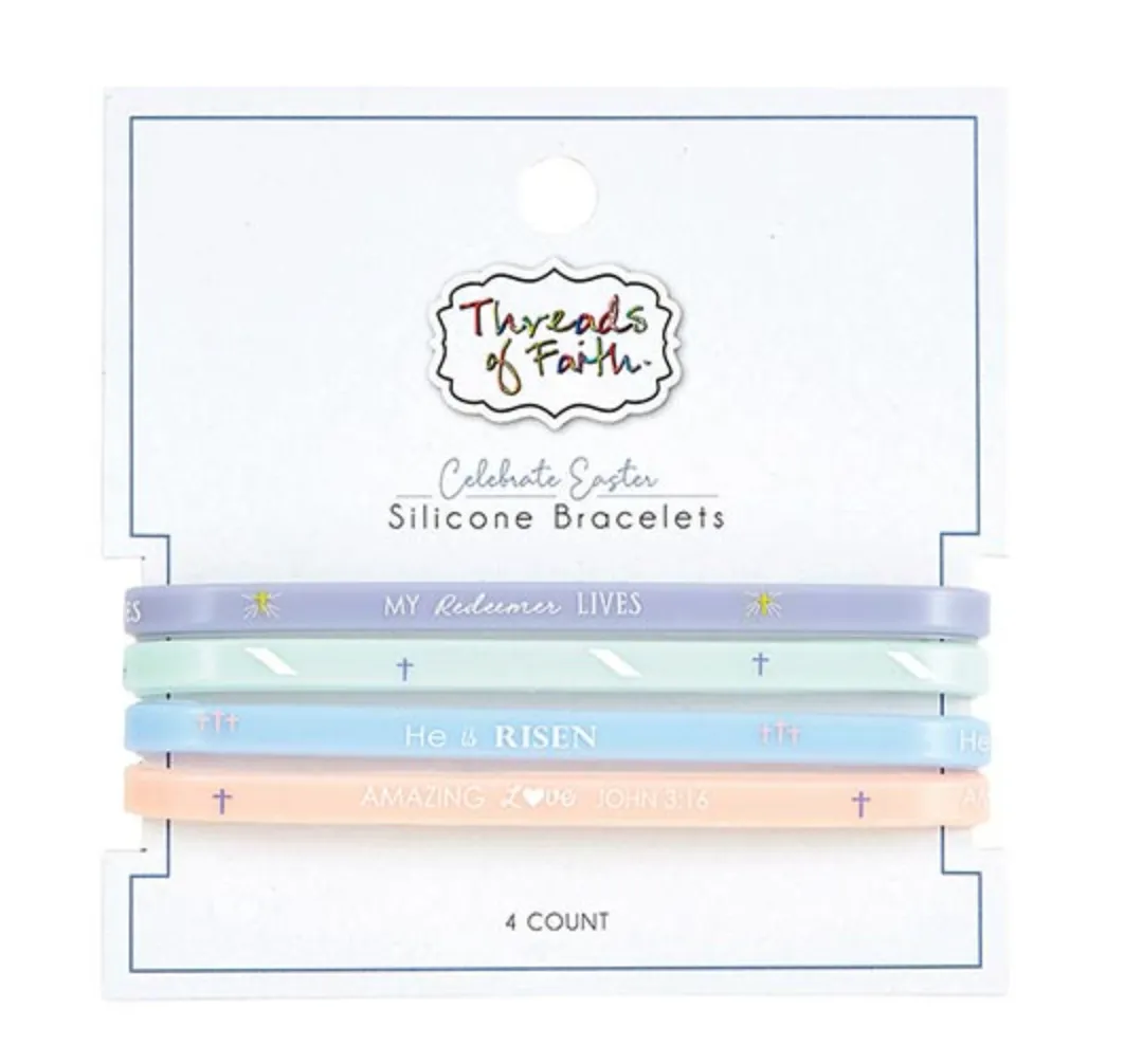 Easter Silicone Bracelet Set