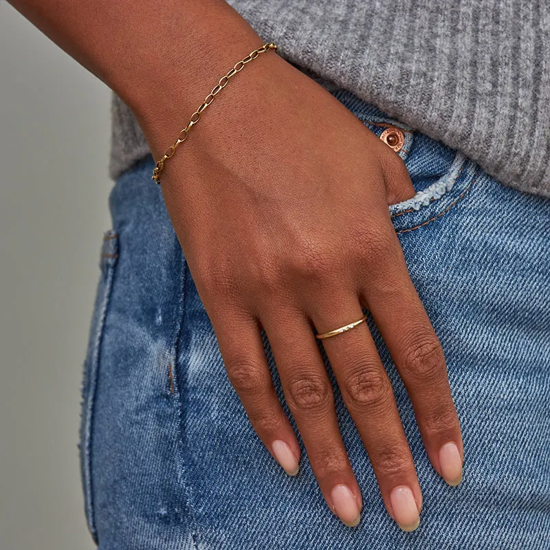 Edith Band with 3 Diamond Accents