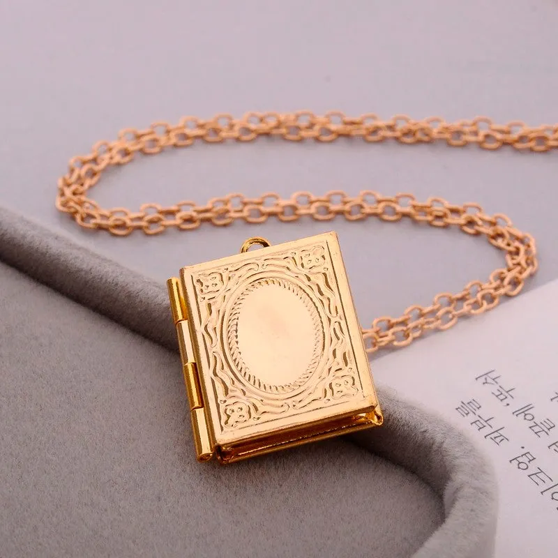 Fairytale - Dark Academia  Story Book DIY Secret Message Locket