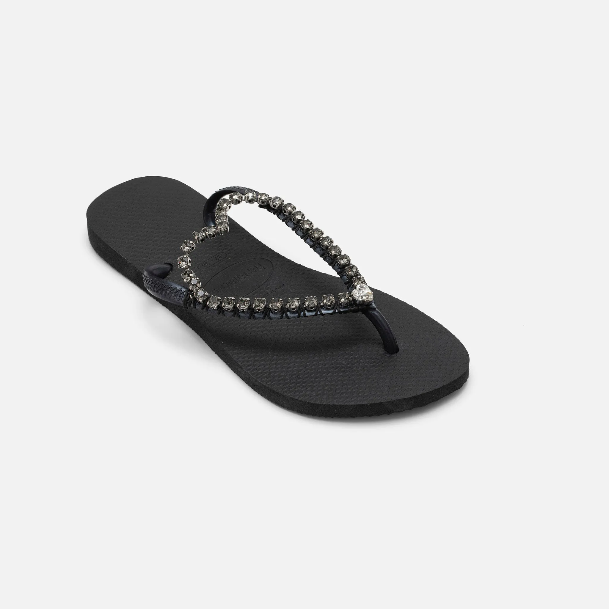 Fancy Heart Flip Flops