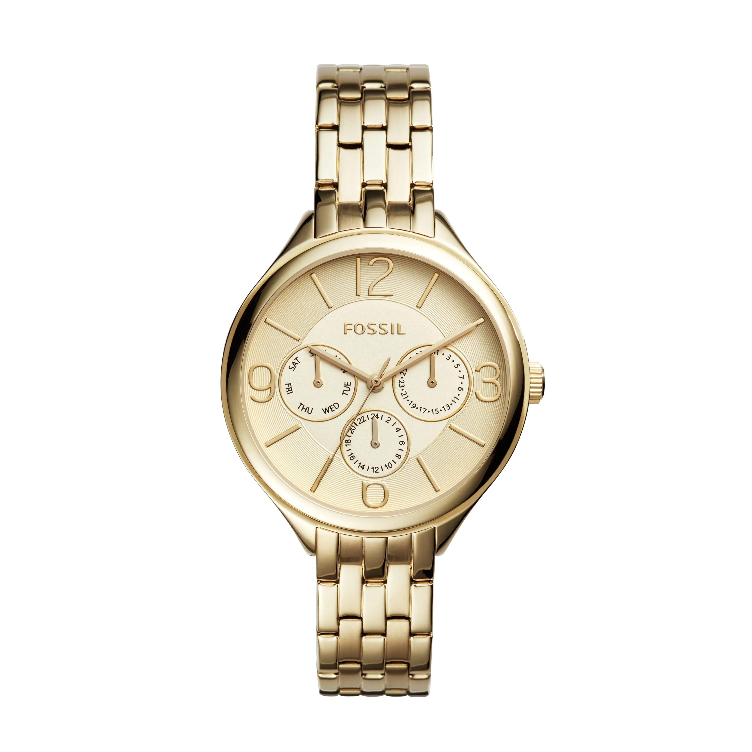 Fossil Suitor Multifunction Gold-Tone Stainless Steel Women's Watch BQ3128