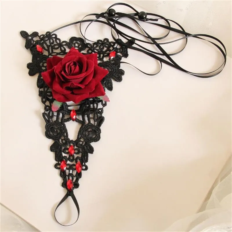 Handmade Fashion Anklets Black Lace Anklets for Women