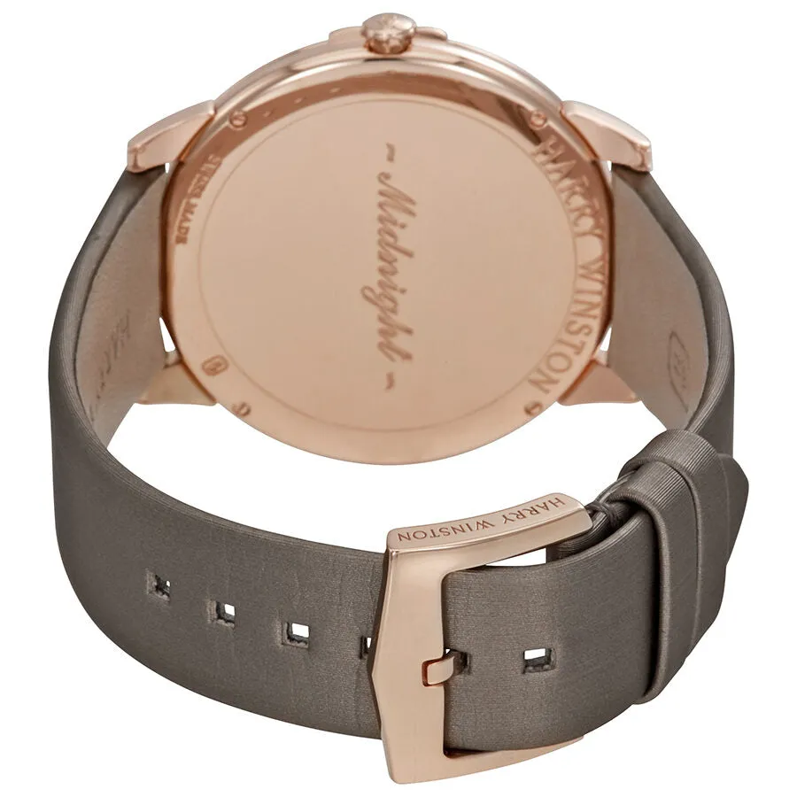 Harry Winston 18K Rose Gold Diamond Ladies Watch MIDQHM39RR004