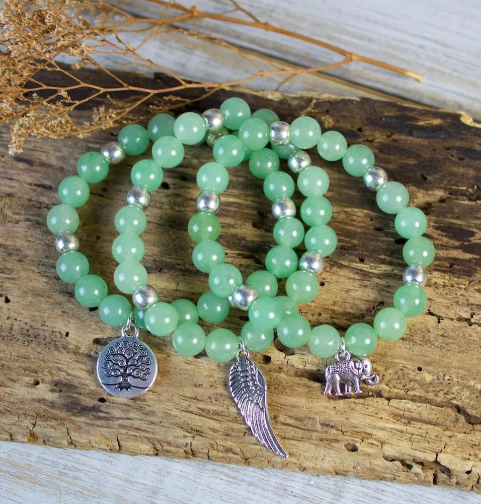 Hopeful Tree of Life Bracelet Stack
