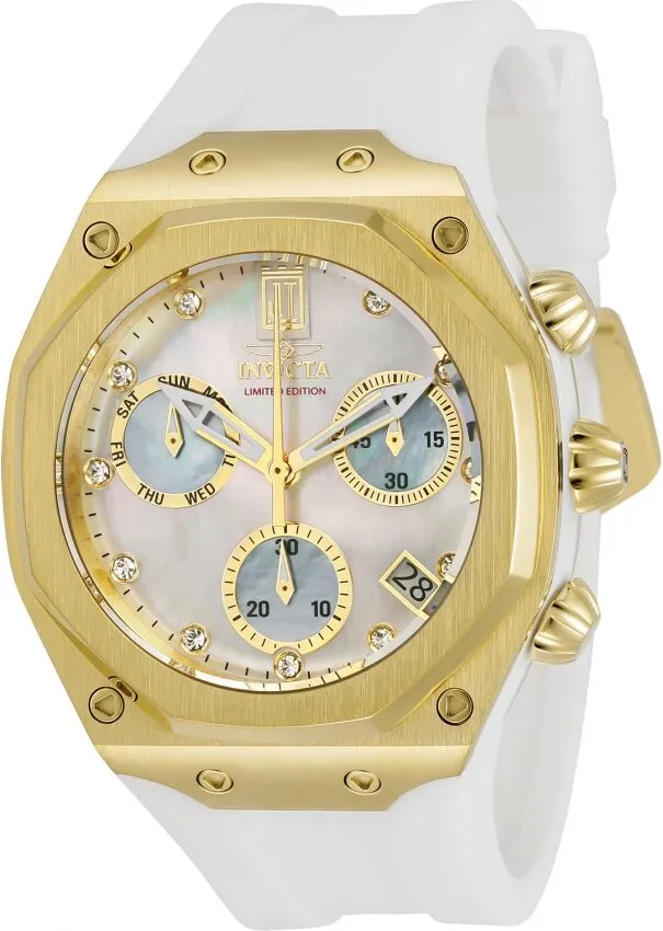 Invicta Jason Taylor Chronograph Quartz Crystal Ladies Watch 32605