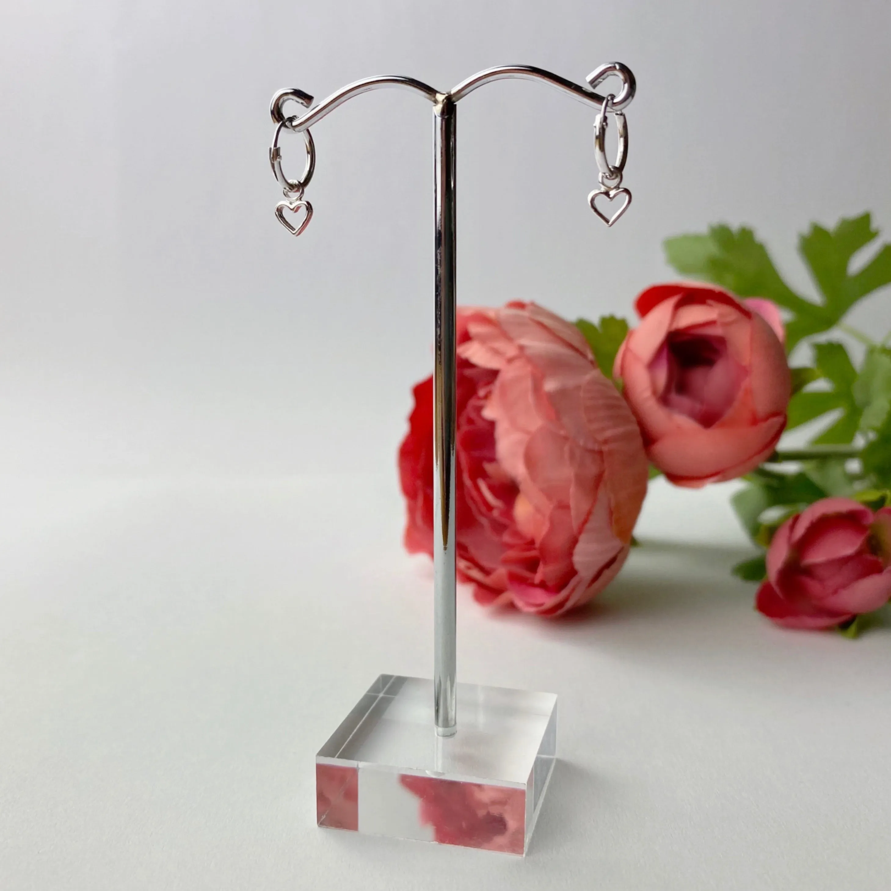 Mini Heart Hoop Earrings - VE4593
