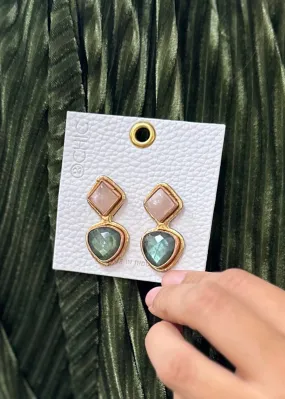 Natural Stone Earrings