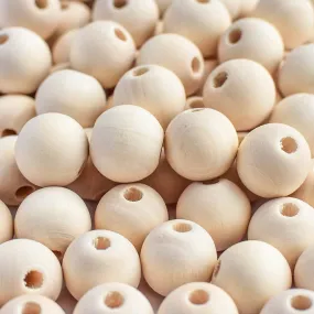Natural Wooden Beads 16 mm