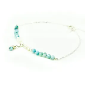 Ocean Spell Larimar Anklet